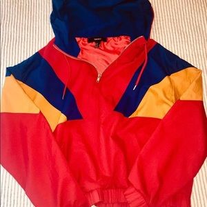 Cropped windbreaker